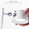 VERSANA USB RECHARGEABLE WHITE MAGNETIC TABLE & WALL LIGHT